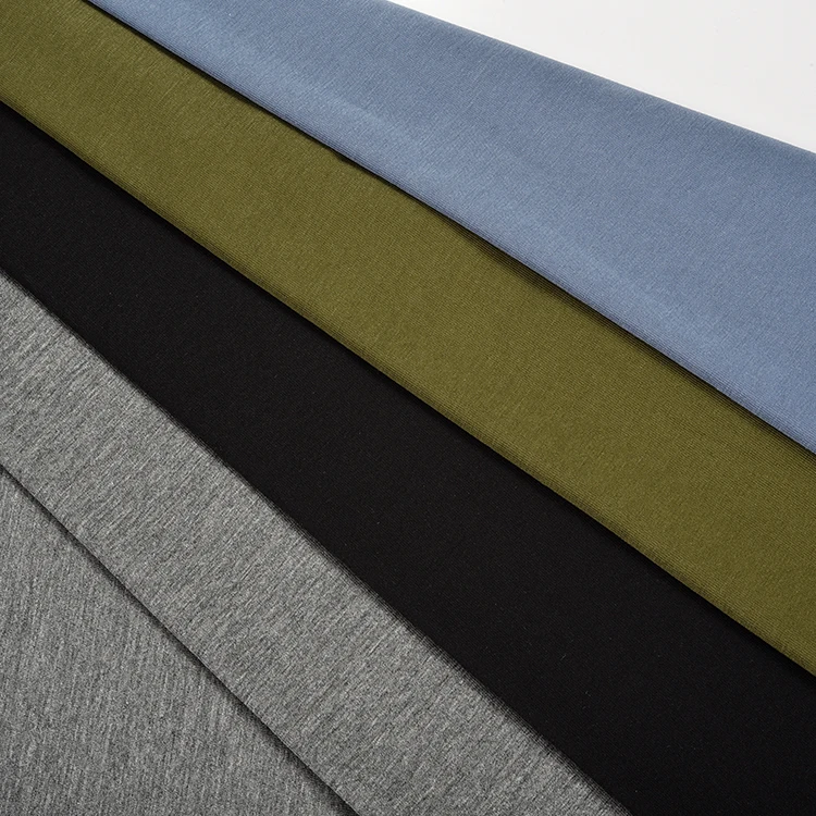 Hot Selling T Shirt Fabric Spandex Istanbul Cotton 46.5% Modal 46.5% Spandex 7% T Shirt Fabric Material