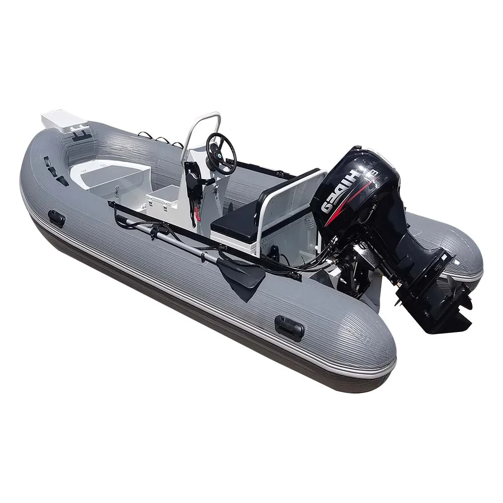 aluminum hull rib 4.5m 15ft hypalon inflatable rescue aluminum floor rigid RIB boat