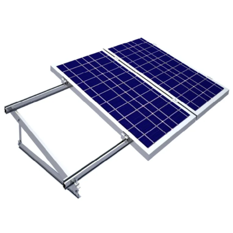 Adjustable Solar Mounting System  Flat Roof Solar Mounting Structure Aluminum Rail