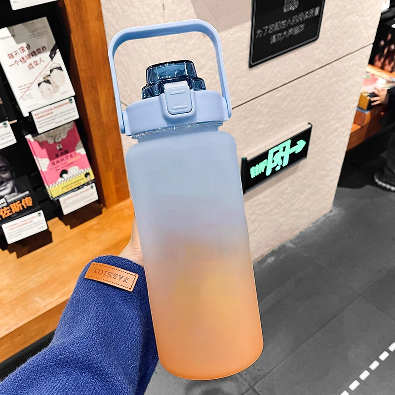 aquaflask aqua flask Botol Minum 2 Litros Botella De Agua Deportiva Custom Motivational 64oz Water Bottle With Time Marker