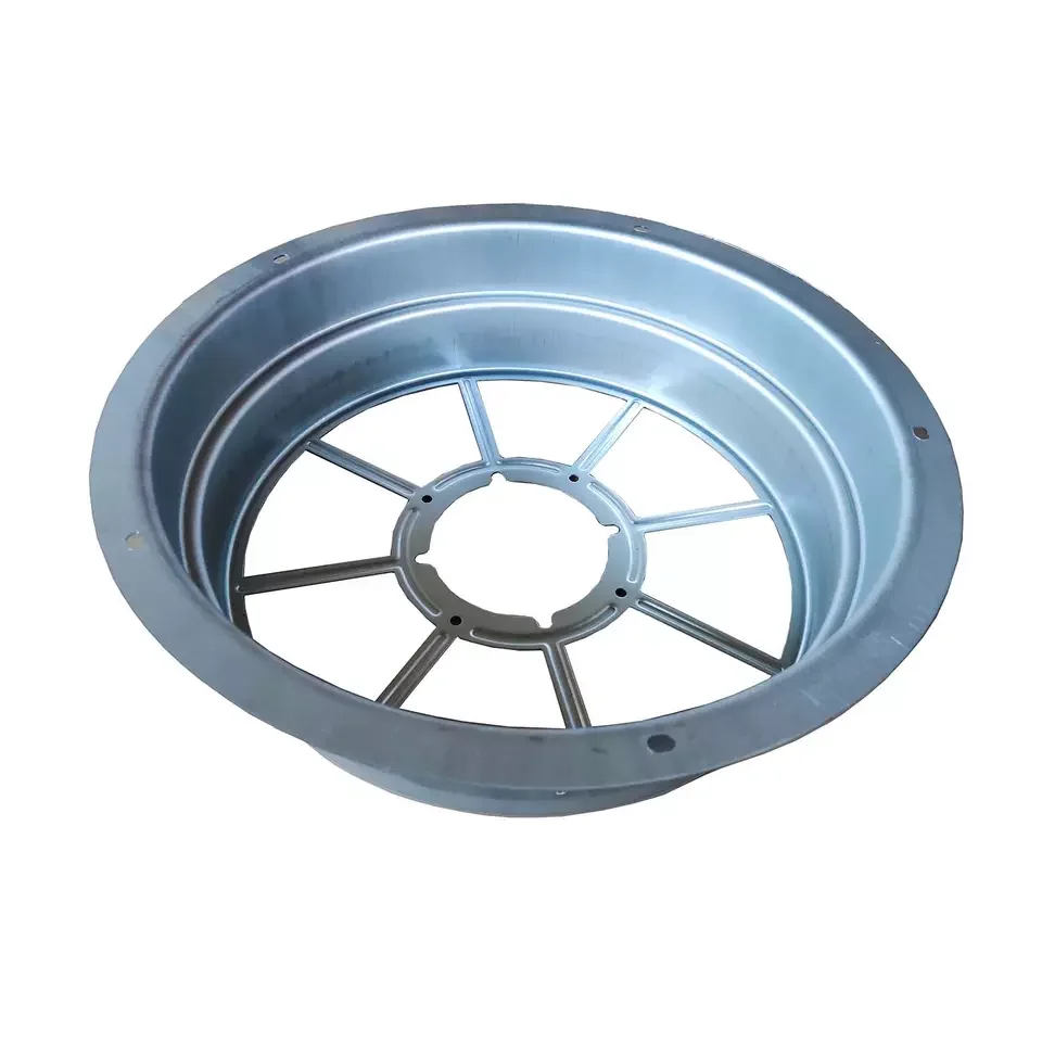 metal fabrication parts deep drawing fabrication  service components aluminium electric motor fan cover  manufacture
