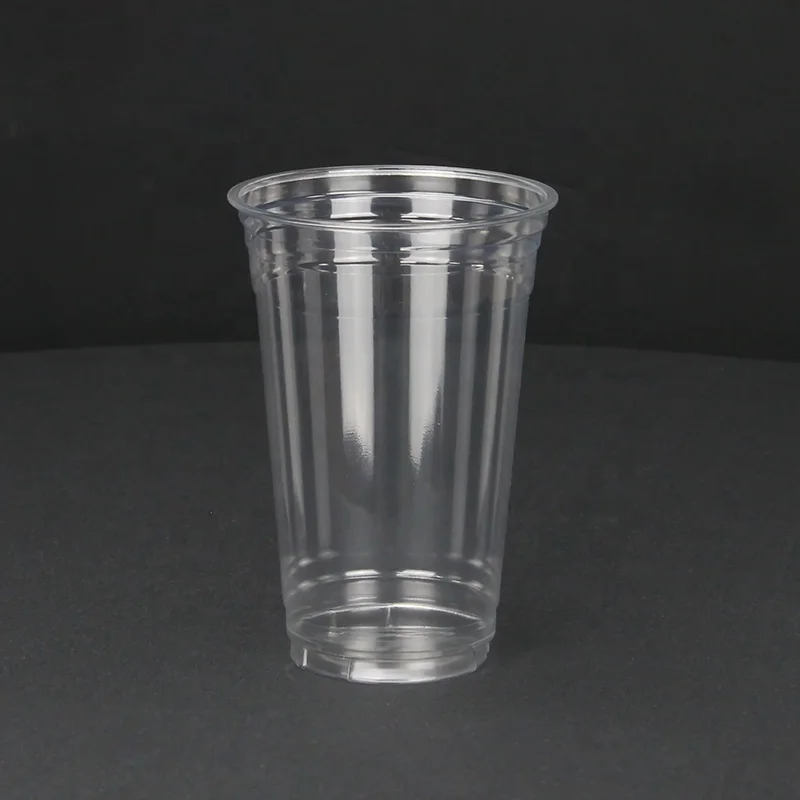 98mm 32oz disposable custom clear pla  pet pp milkshake plastic pet yogurt cup with lid