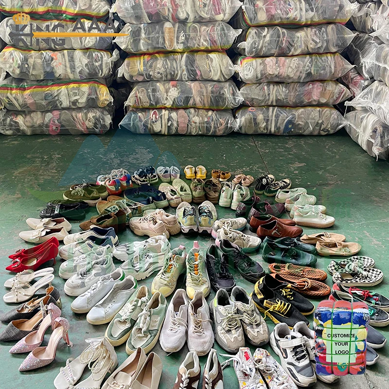 Оригинальные спортивные смешанные б/у туфли sepatu bekas в наличии фирменные тюки