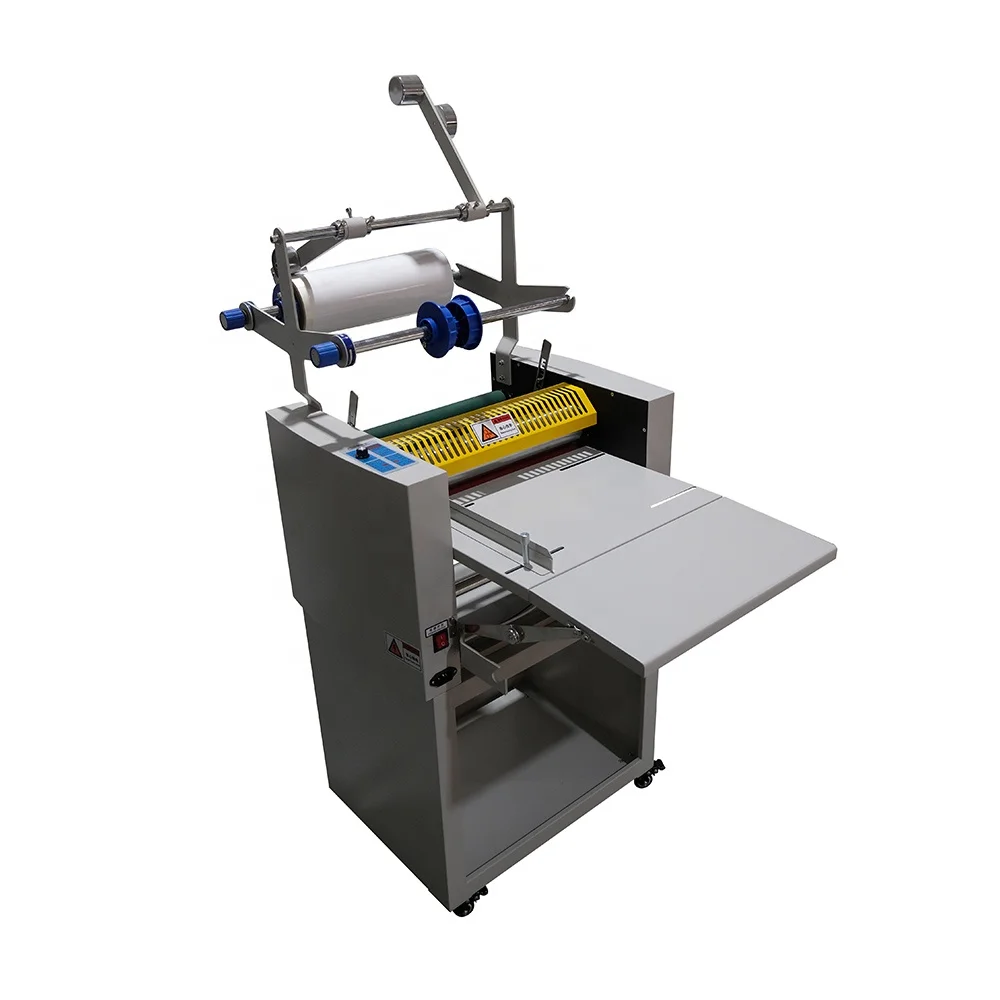 QK-390E Hot sale a3 a4 digital automatic feeding  cold and hot roll laminator laminating machine paper processing machine