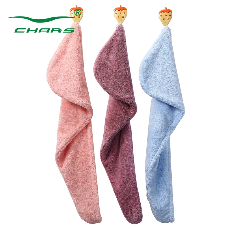 Wholesale Women Magic Microfiber Bath Hair Towel Turban Girls Dry Hat Cap Quick Dry Hair towel