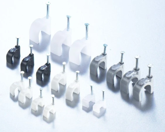 Wholesale China Supplier Electrical Wiring Accessories Circle Cable Clips Flat Cable Clips