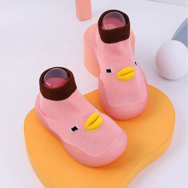 Новые хлопковые Милые 3D Мультяшные животные на заказ органические вязаные для новорожденных детские носки обувь детей