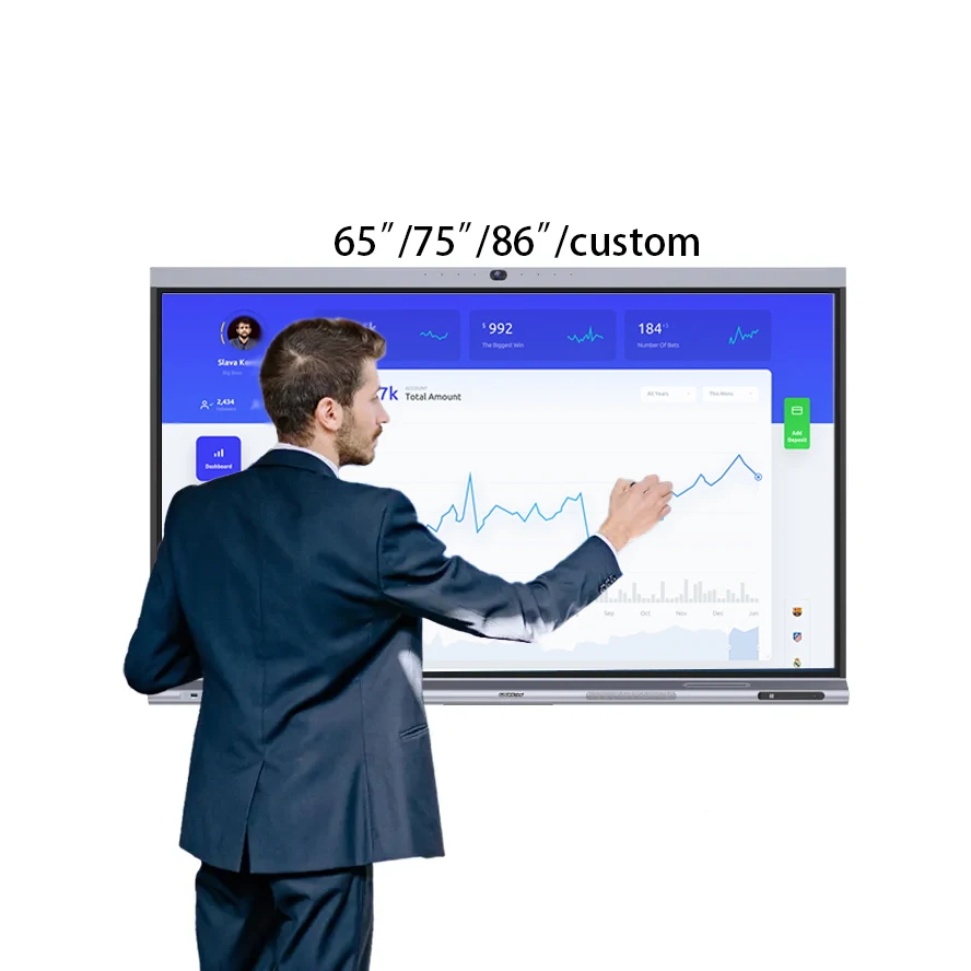 43 'интерактивная доска Smart Board 100/85/75/65 дюймов сенсорный экран интерактивная