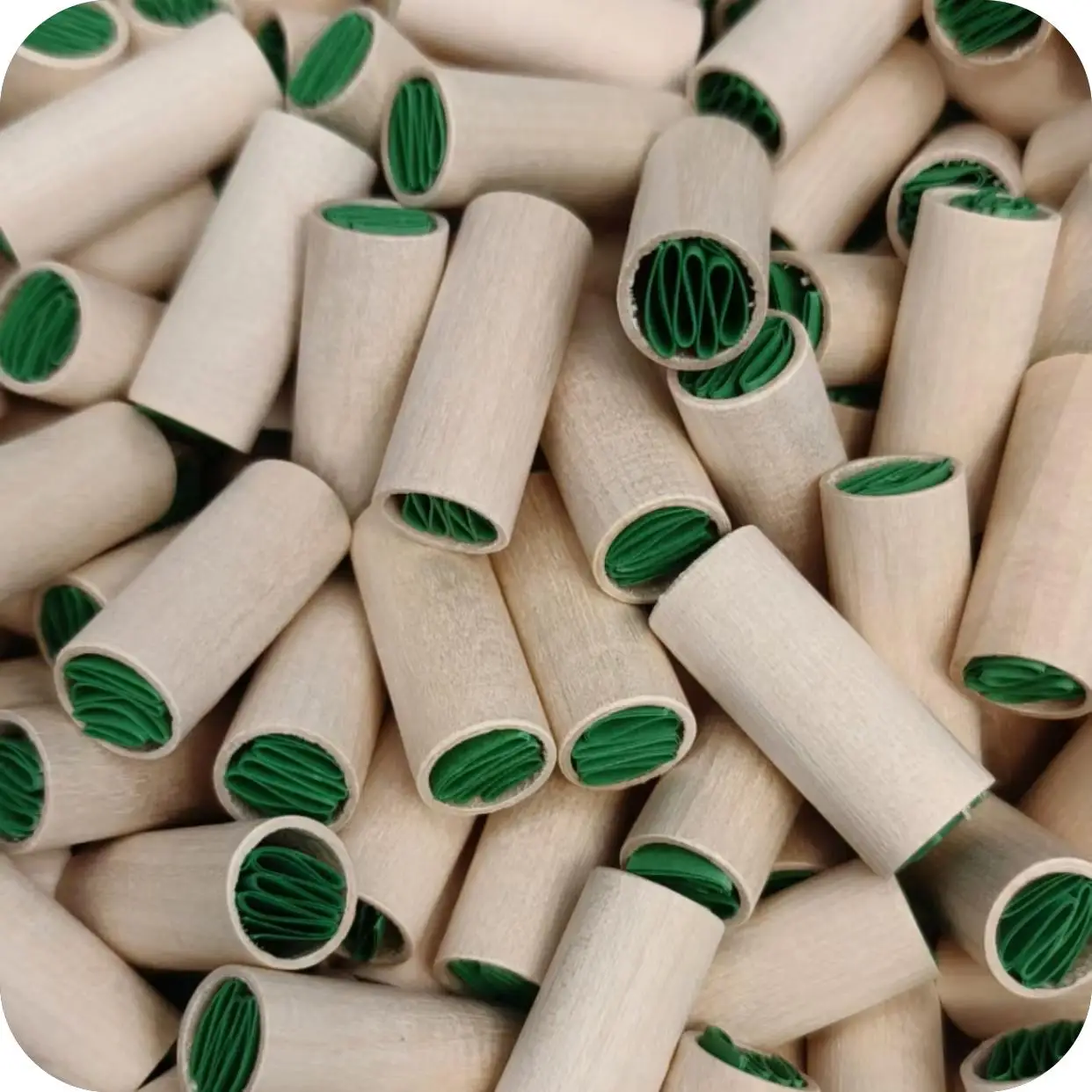 Factory Custom Free Sample Smoking Filter Tip Tobacco Pre Rolled Filter Tips 6mm Flat Mouth Round Mouth Wooden Filter Tip