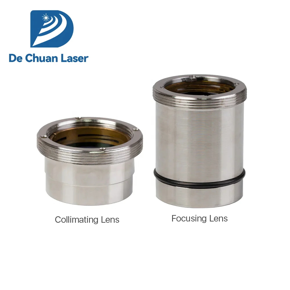 Dia.28mm 30mm 37mm 38.1mm F75 F100 F125 F150 F155 F200 Fused Silica Fiber Laser Collimator Focus Lens For Raytools Cutting Head
