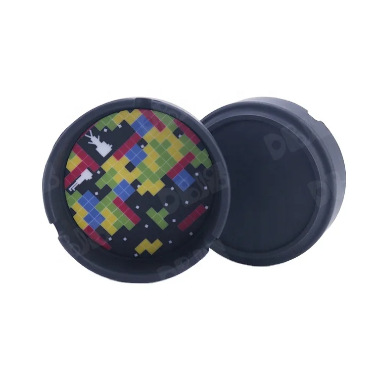 
Colorful silicone stash shatter car Ashtray smoking weed accessories ash tray 