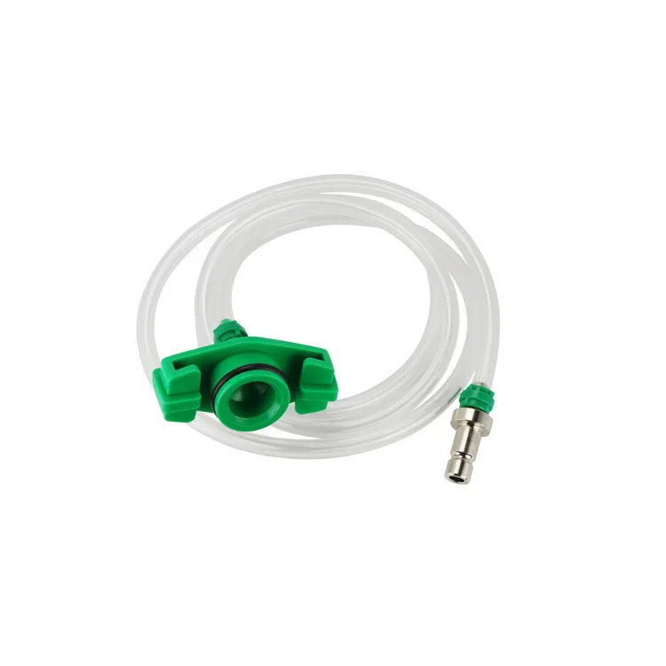 Japanese Style Transparent Liquid Pipe Assembly Fittings Cylinder Valve Plastic Glue Dispenser Barrel Adapter Without Barrel