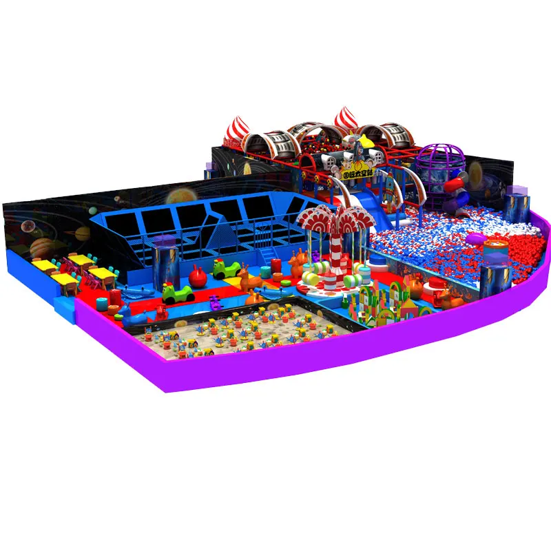 Factory new design commercial adult kids big park indoor cheap trampolines for sale