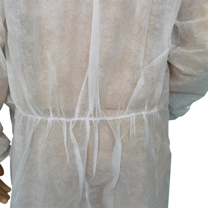 Polypropylene SS Painters Workwear White Non-woven Industrial Uniform Hygienic Body protection Disposable Coverall Suit