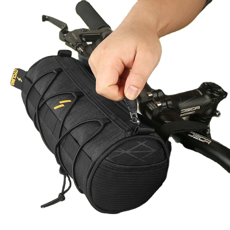 Customized waterproof travel outdoor bikepacking scooter bicycle road bike cycle gravel front top tube mounting handlebar bag