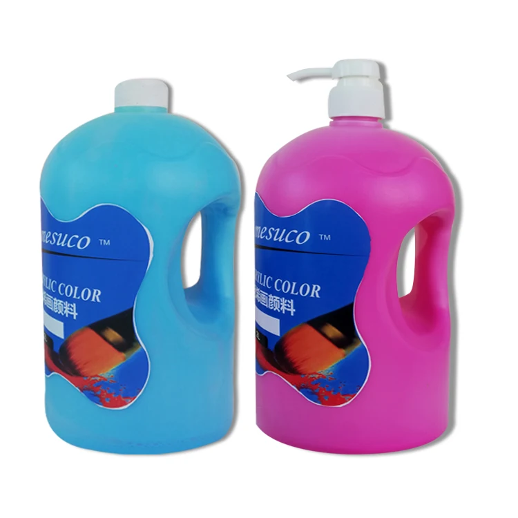Wholesales non-toxic acrylic paint colors 2L high quality waterproof craft smart acrylic artistic paint
