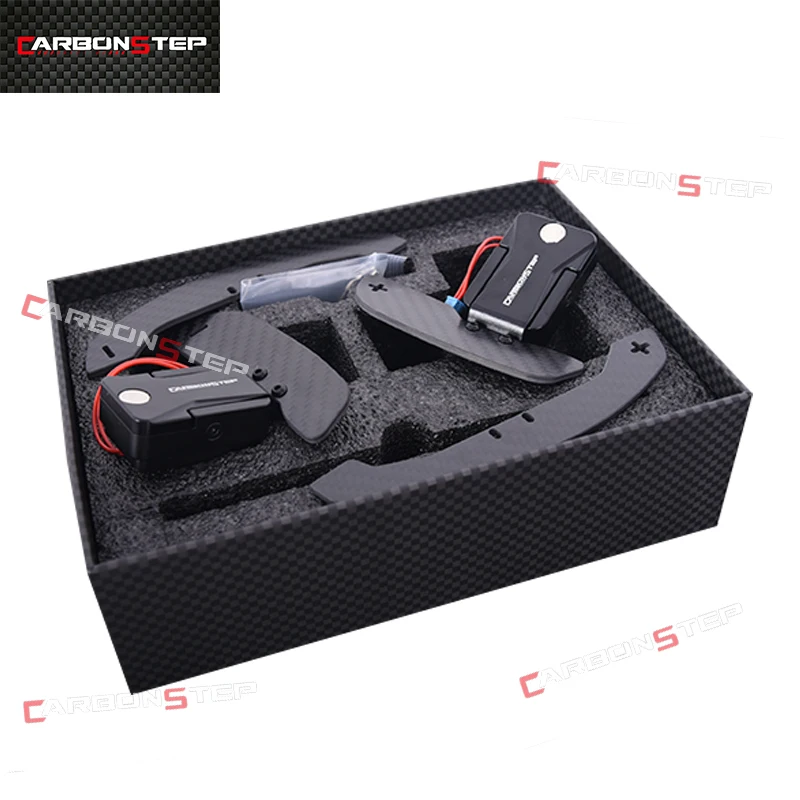 For BMW M3 G80 M4 G82 G83 M5 F90 Magnetic Paddle Shifters Steering Wheel Extension Shifters Carbon Fiber Replacement