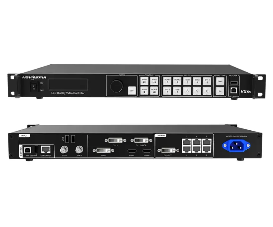 Novastar VX600 видеопроцессор LED HD оборудование для обработки видео полноцветный светодиодный дисплей Видеопроцессор переключатель сигнала