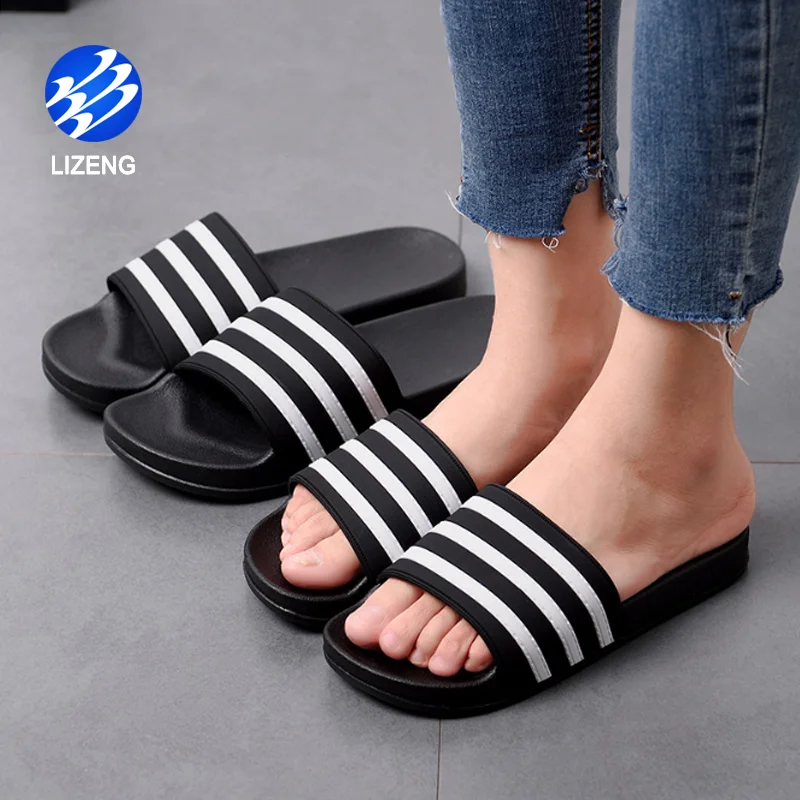 
Buy China Factory Women Summer Slip On Open Toe Leather Slippers 