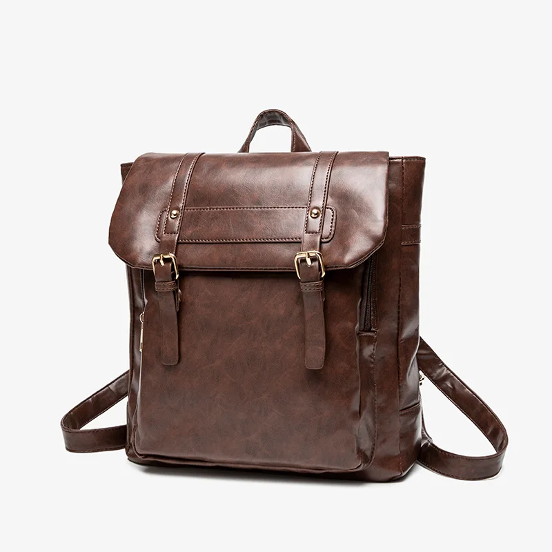 Оптовая продажа новейший дизайн Винтажный Классический дорожный рюкзак из искусственной кожи на молнии роскошный бренд заказ женский