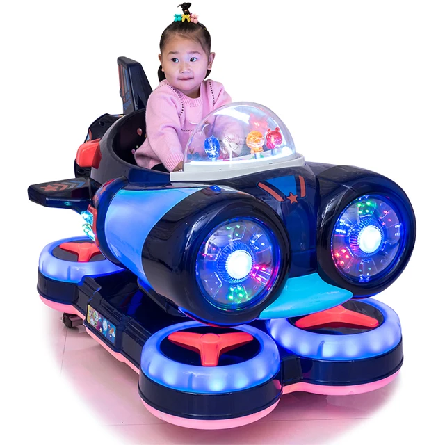 LYER2322 Dark blue spaceship ride on kiddie rides, Plastic ride on toy, popular ride other coin operated on stock