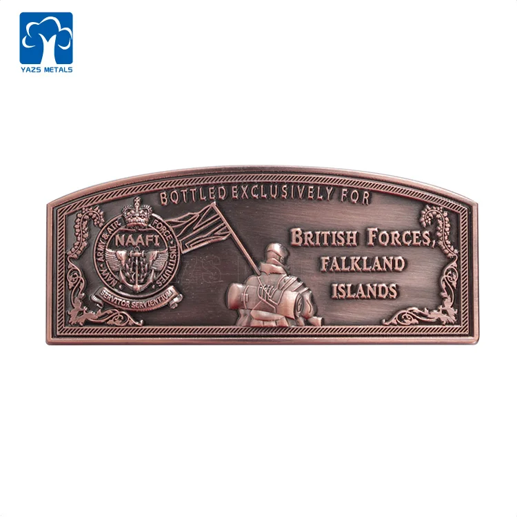 YAZS Metals Manufacturer metal club chrome electroplating auto car emblems custom auto Sticker Logo With High Quality