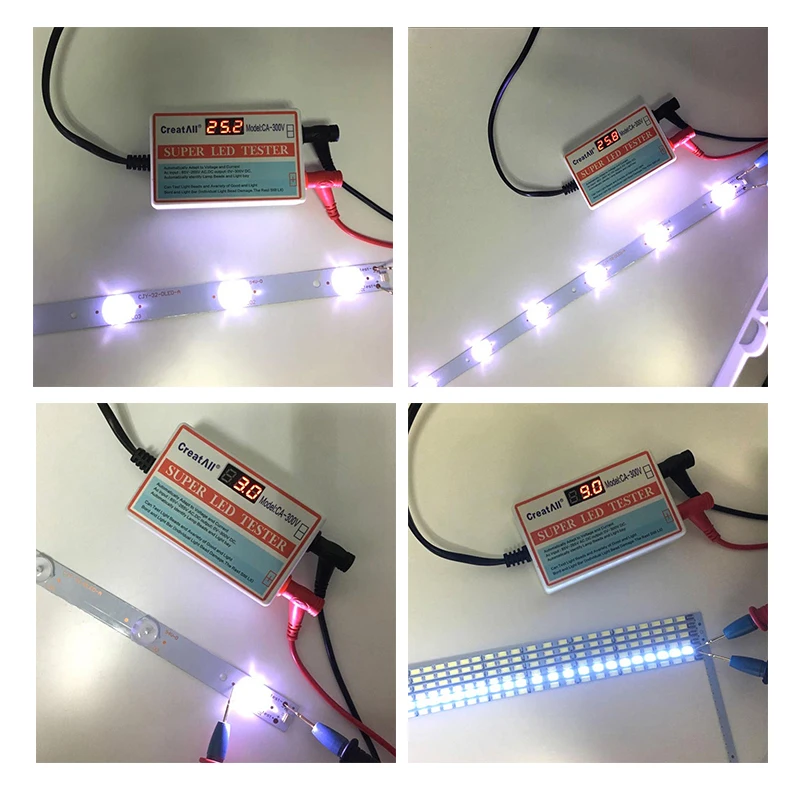 CA-300V LED backlight lamp strip bead lamp TESTER Removable LCD TV maintenance testing tool LED TV TESTER with switch
