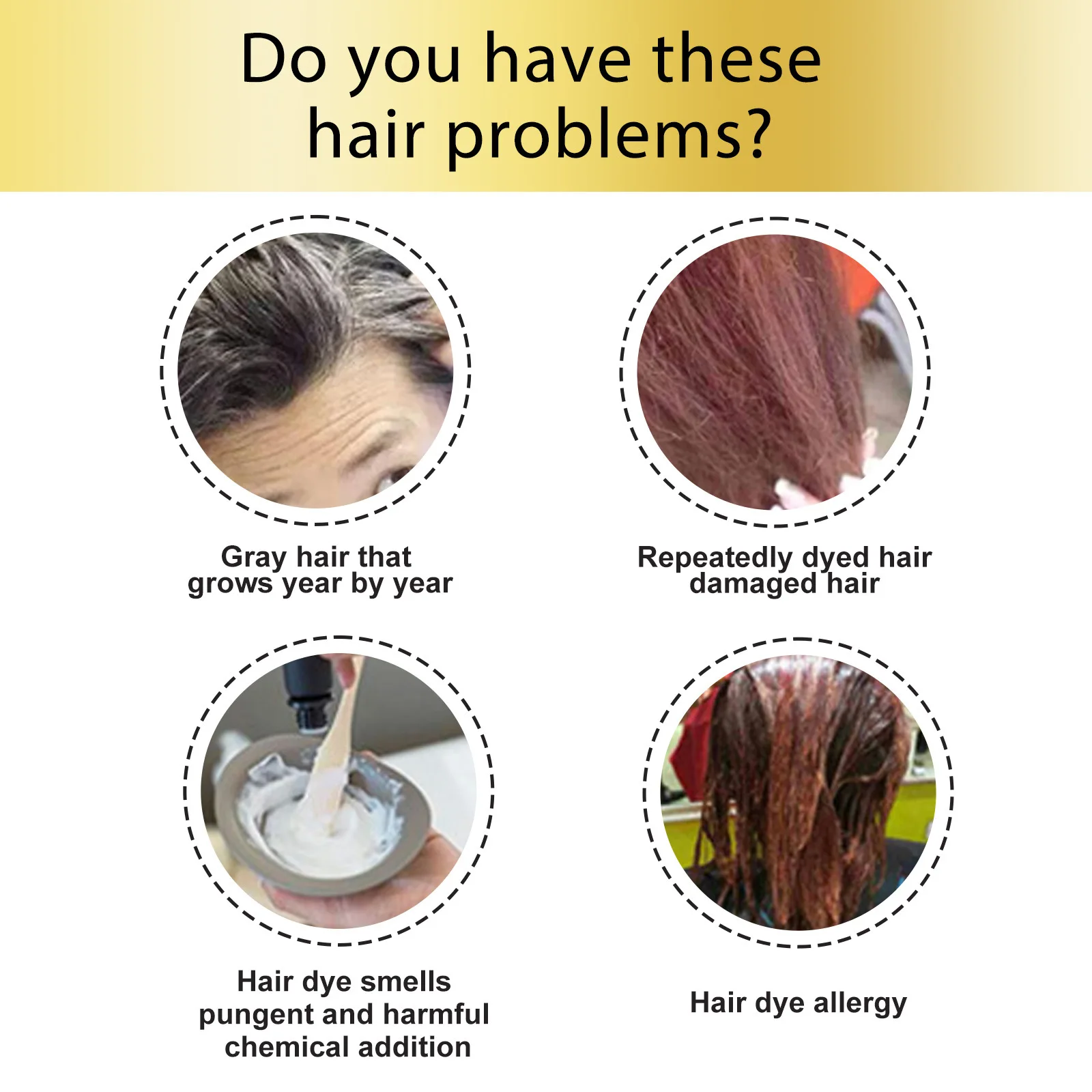 OEM/ODM Bubble hair dye plant formula mild hair care hair dye for household men and women