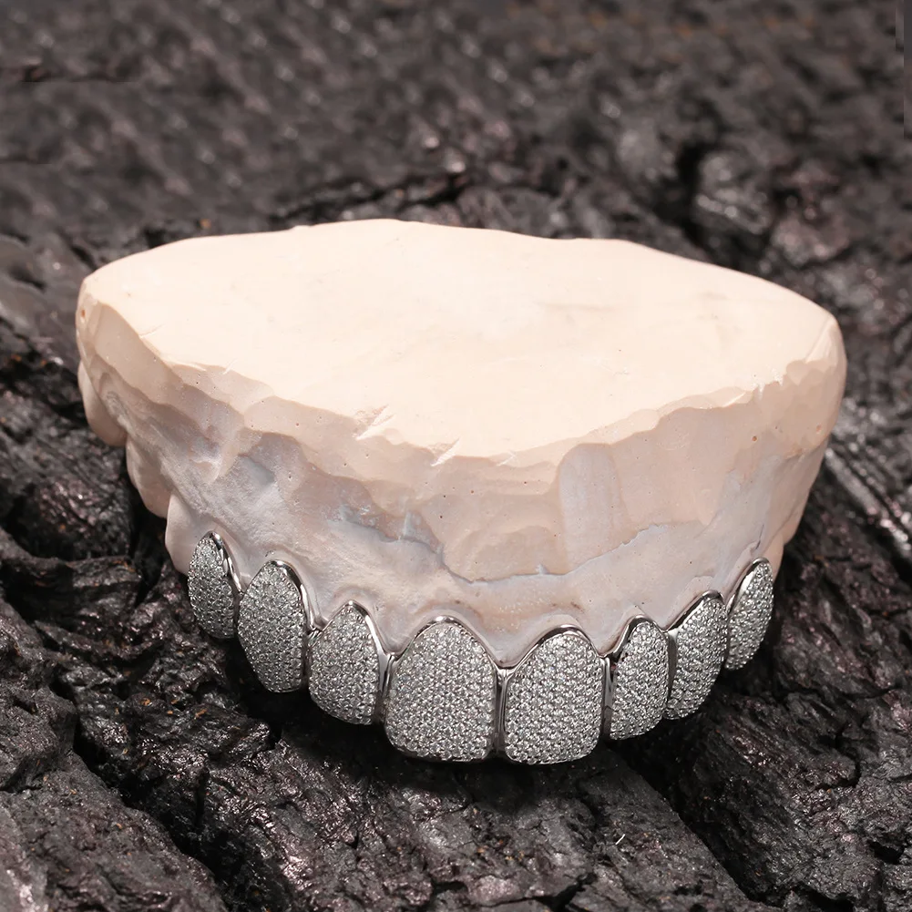 customize hip hop iced out teeth popular grillz custom new fashion grillz