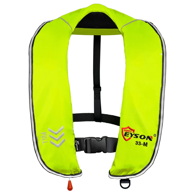 Eyson CE Approved Marine PFD 150N Customized Inflatable Life Jacket Vest For Adult