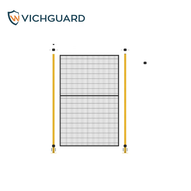 Vichguard промышленное защитное ограждение периметр защита сварная проволочная сетка для хранения/защиты склада