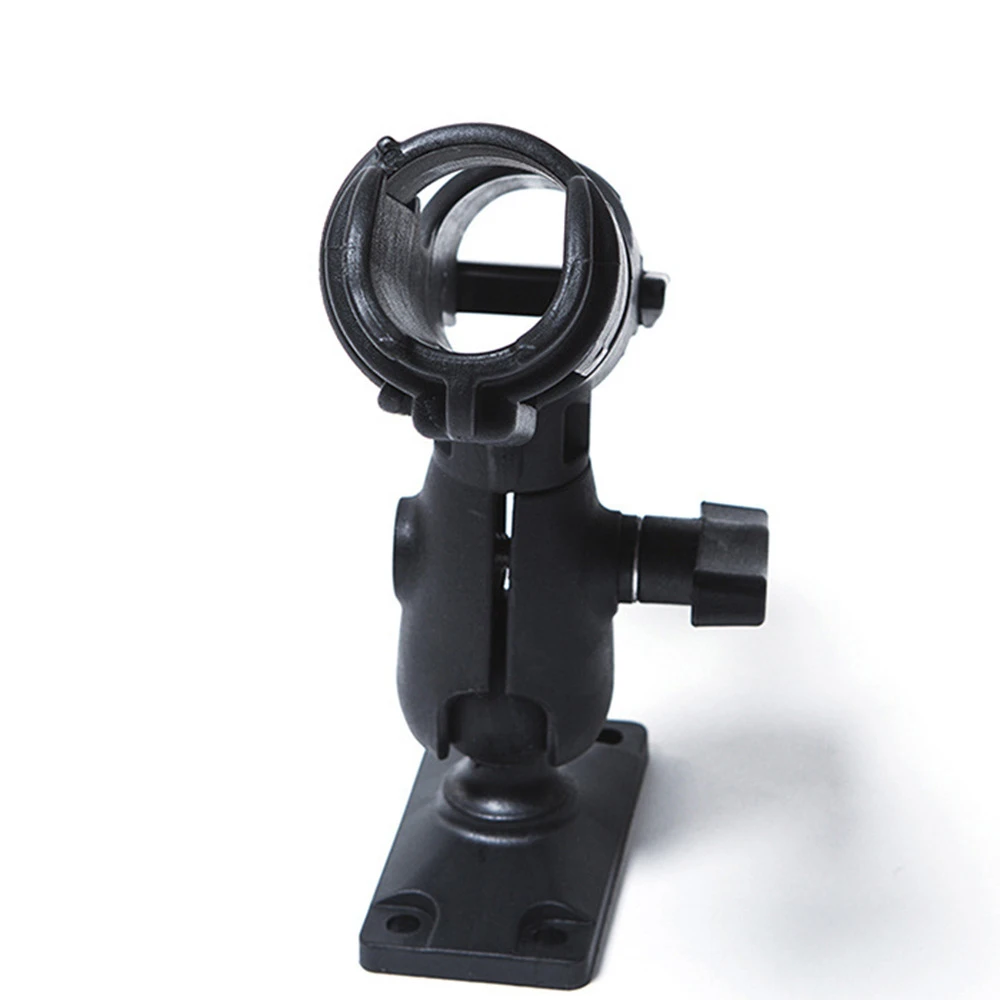 Allows For 360-degree With Mounts Adjustment Portable Boat Kayak Fishing Pole Rod Holders