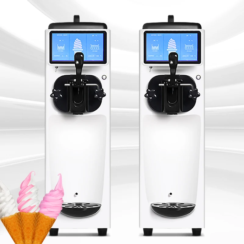 Commercial mini soft ice cream machine CE prove table top ice cream machine