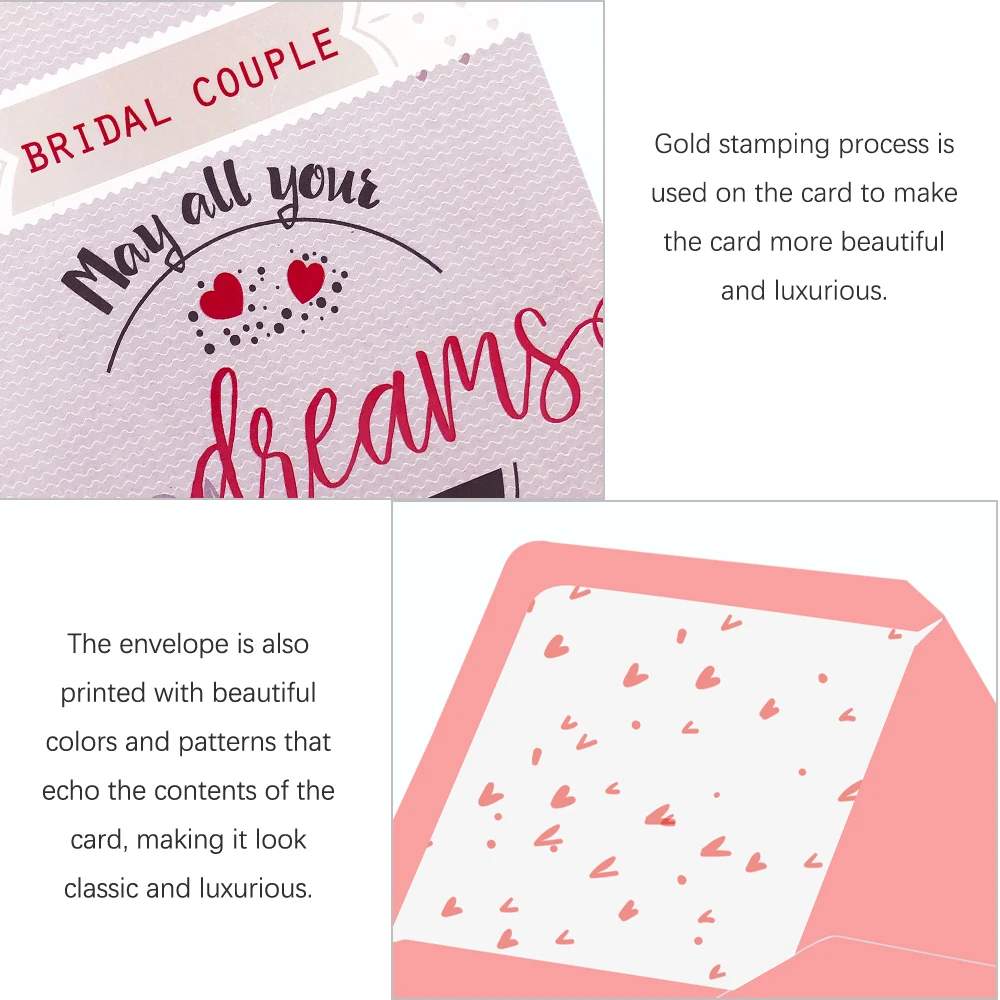 custom design led light music wedding invitation cards with sound module