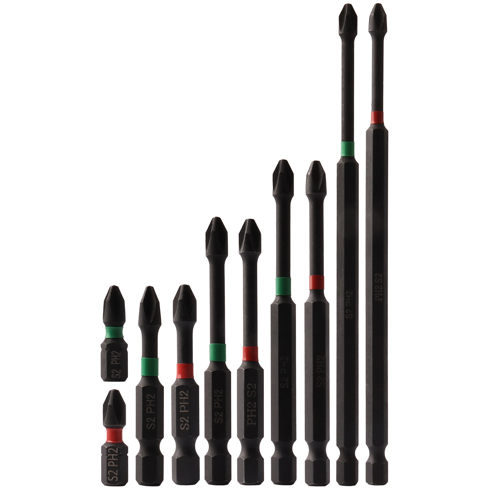 Impact Screw Drill bit PH2 Strong Magnetic customized Screwdriver Bit 1/4 Inch Hexagon Shank Driver S2 Screwdriver bit