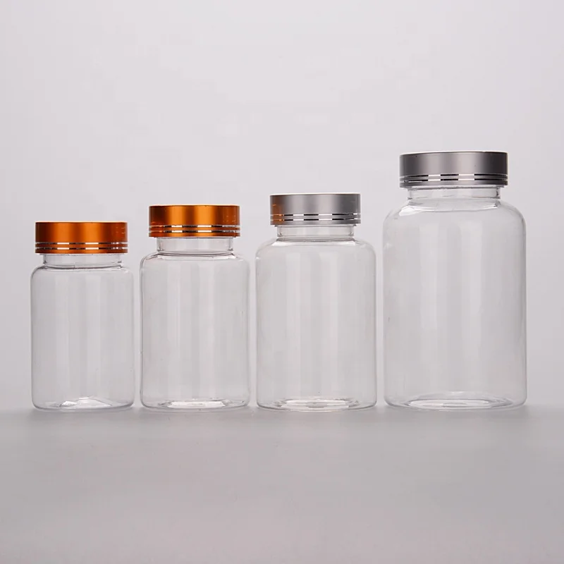OEM Empty VC VE Vitamin Capsule Packaging Tablet Medicine Drug Container Green Pharmaceutical Capsule Bottle Screen Printing PET