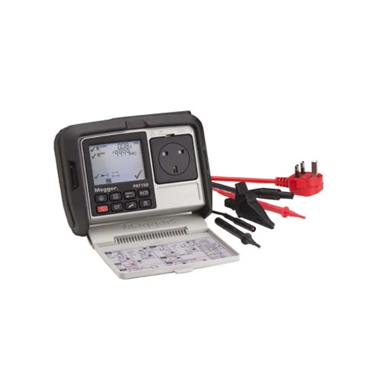 Megger PAT150 Advanced battery powered Portable Appliance Tester mains powered and battery powered testing