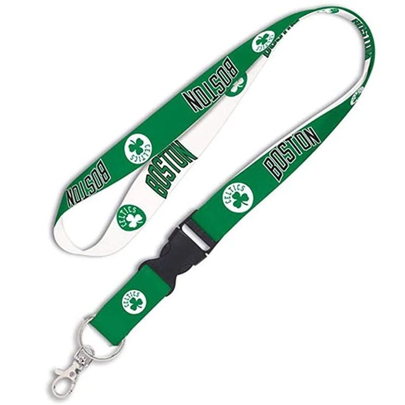 High quality polyester lanyard all 30 basketball team NBA lanyard Los Angeles Lakers lanyard with custom