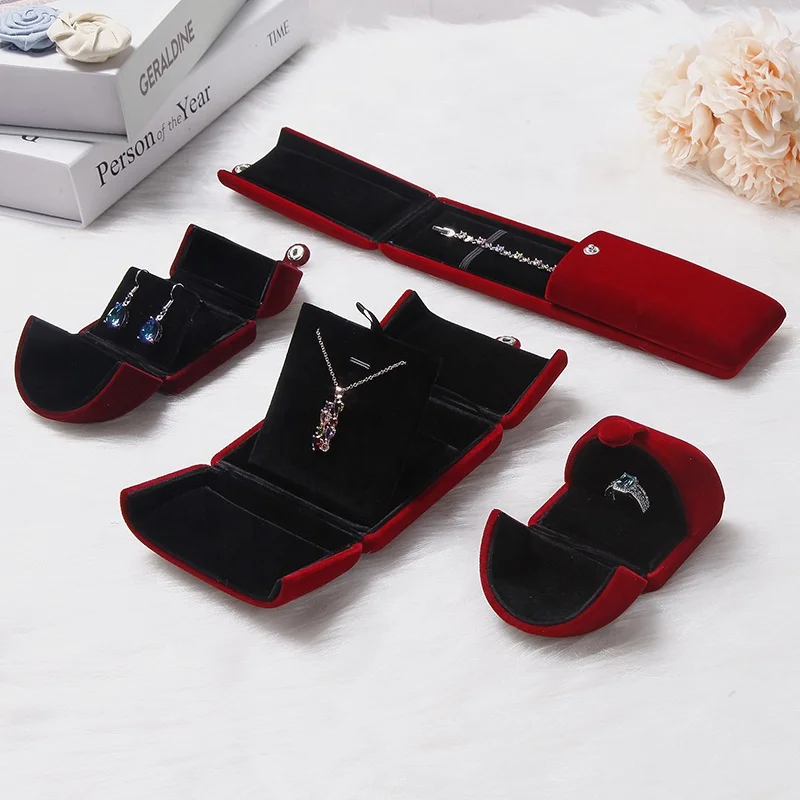 Wholesale Luxury Ring Necklace Logo Customized Jewelry Gift Box