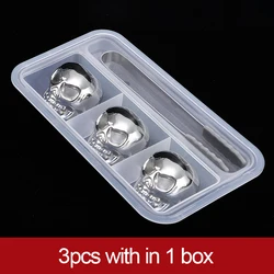 Metal Ice Cubes Refreezable Chilling 3D Skull Head Whiskey Reusable Ss 314 306 Cooling Stone for drinks