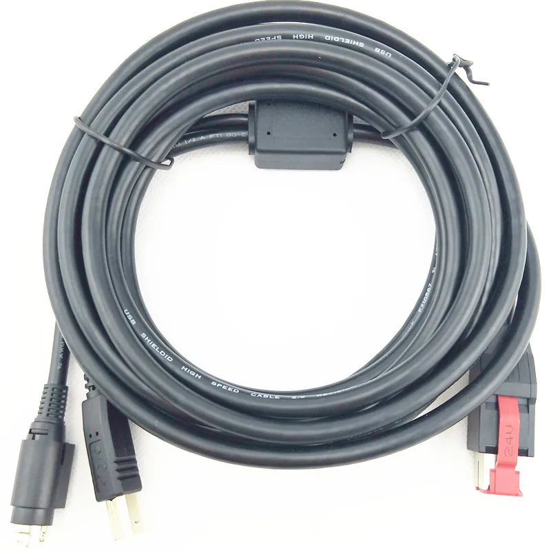 Professional customized 24V NCR 497-0424888 Powered USB Cable Y Hosiden 1M to 4M