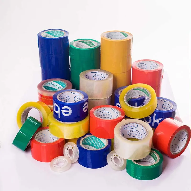 2 Color Clear BOPP Self Adhesive 300y ECO Friendly Custom Packing Tape Logo