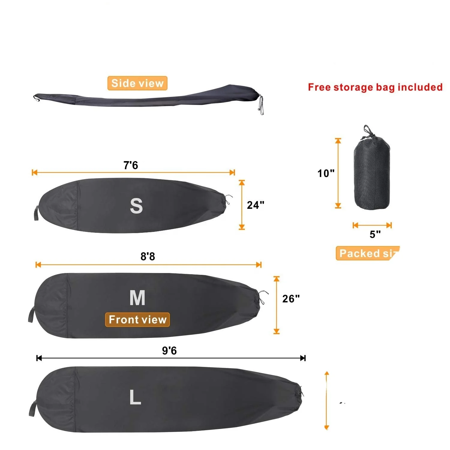 Printed Surfboard Storage Cover for Shortboard Skateboard and Longboard