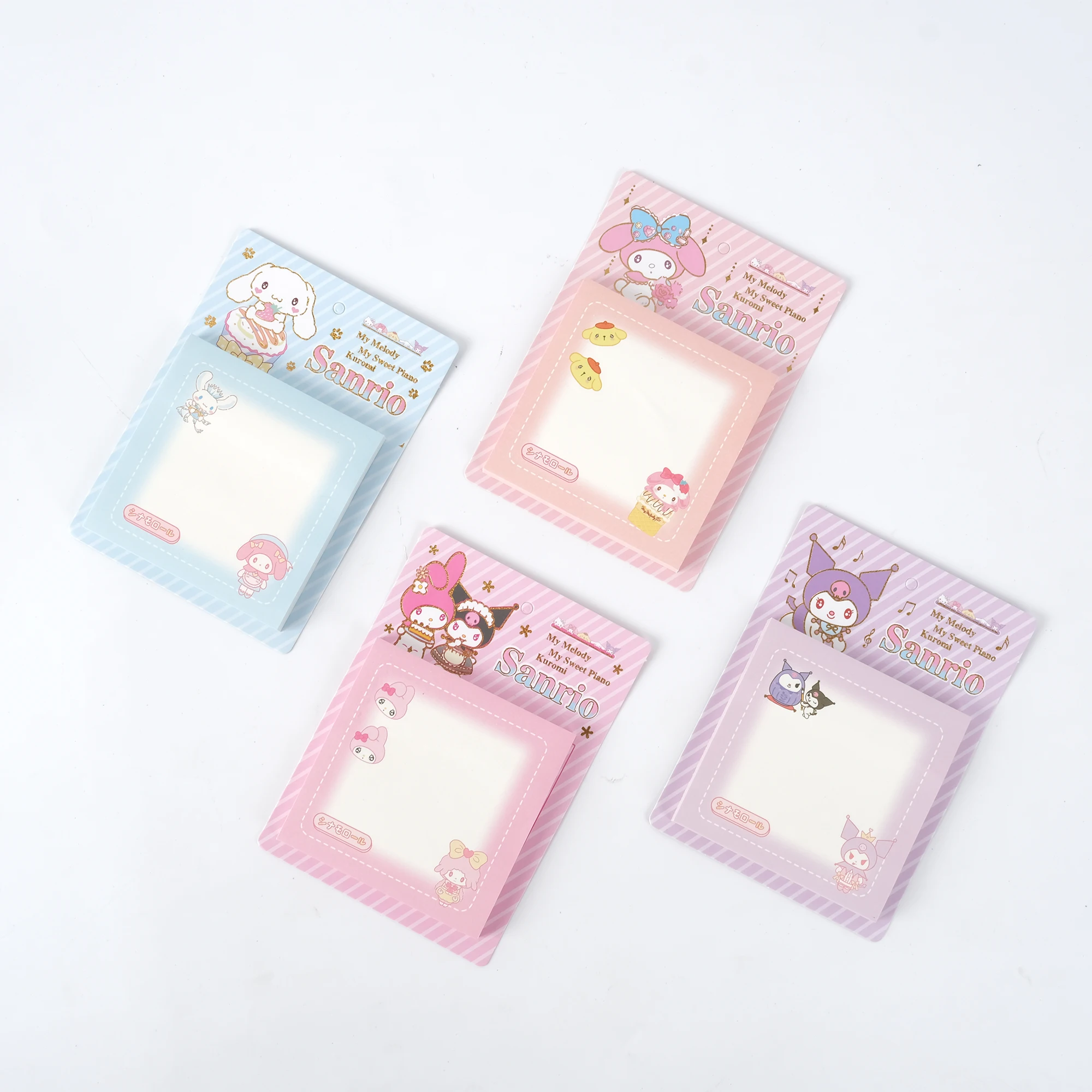 100 Sanrio мультяшный съемный блокнот с изображением сердца девушки Блокнот день блокнот сообщение записка не липкая заметка