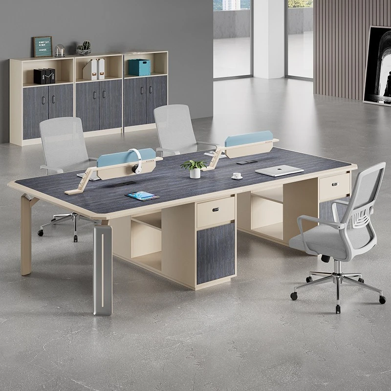 Modern modular office partition call center 2/4/6 people office cubicle workstation