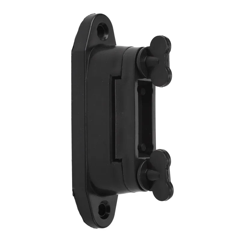 Electric fence wooden post black plastic clamp insulator for 40mm polytape