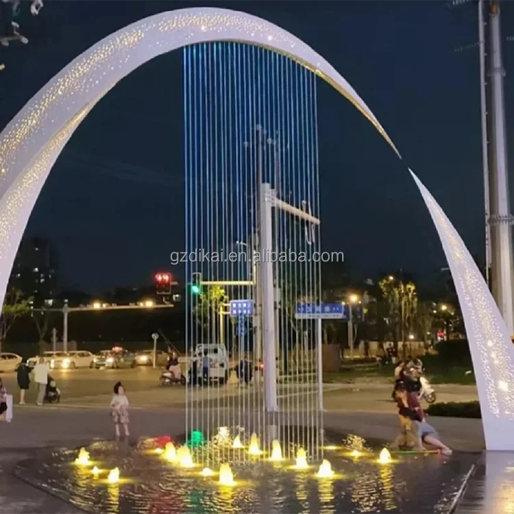 Written  Show wall water fountain digital waterfall indoor artificial waterfall fountain