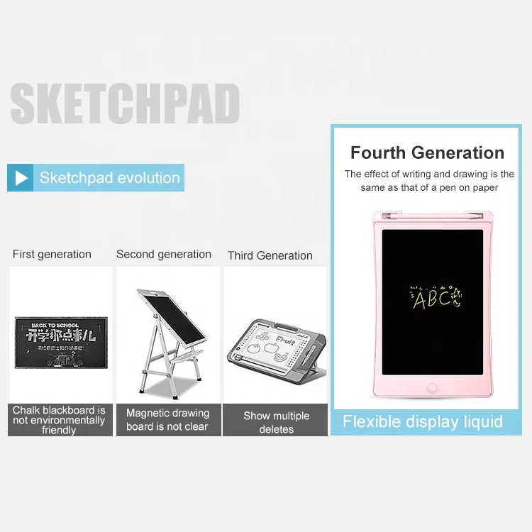 wholesale 8.5 inch educational toys for kids learning drawing best lcd writing tablet for students