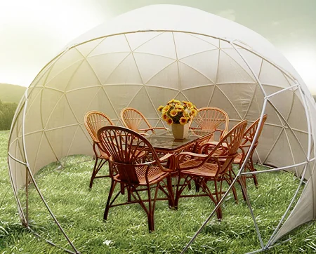 Hot selling detachable collapsible garden igloo tent house garden dome for Restaurant