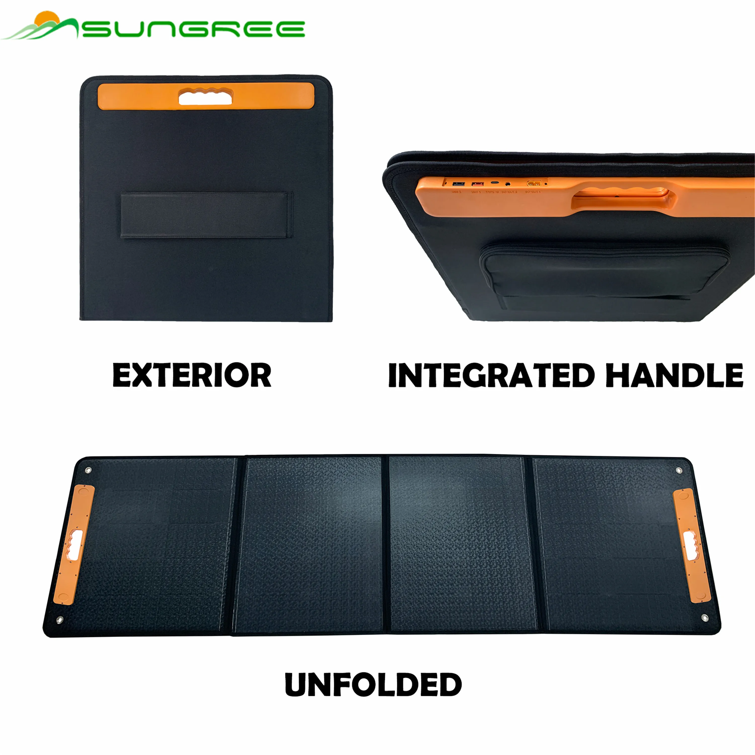 Factory direct sale 100W small portable solar panel